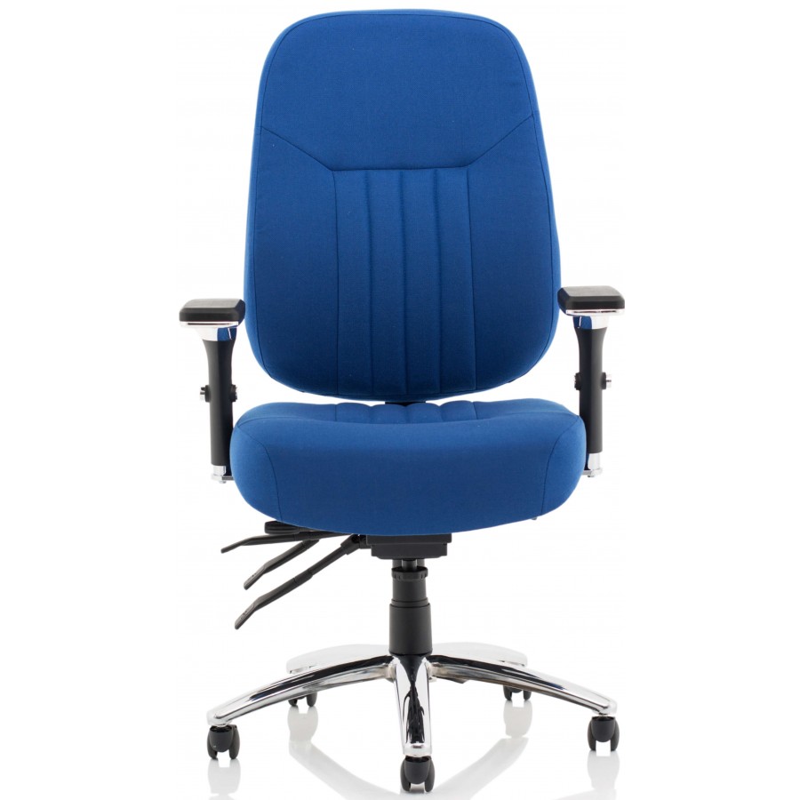 Barcelona Fabric Heavy Duty Office Chair - 158KG Rated 24 Hour Use